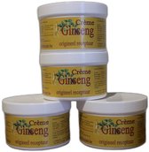 Ginseng Creme 4 stuks 300 gr - Heel zachte huidcreme voor elk huidtype - Hydrateert - verzorgd - beschermd - Niet vettig