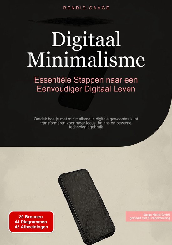 Digitaal Minimalisme: Essentiële Stappen naar een Eenvoudig ... - cover
