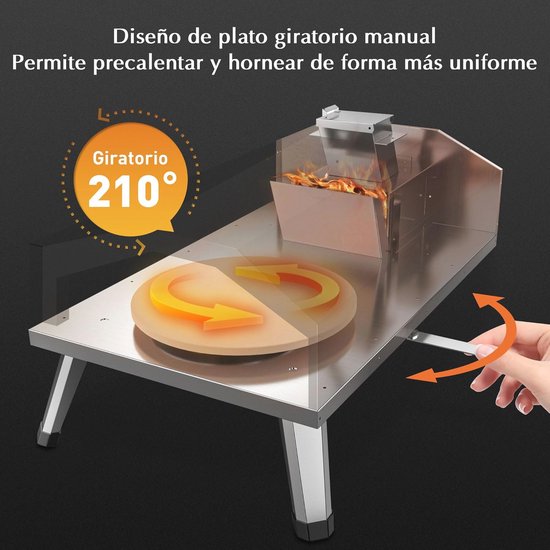 Pizzaoven voor buiten Met thermometer voor je Tuin kopen? Kijk snel