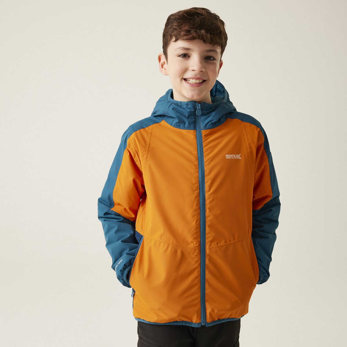 Regenjas Kinderen Reflecterend Waterdicht Geïsoleerd Volcanics Viii Oranje