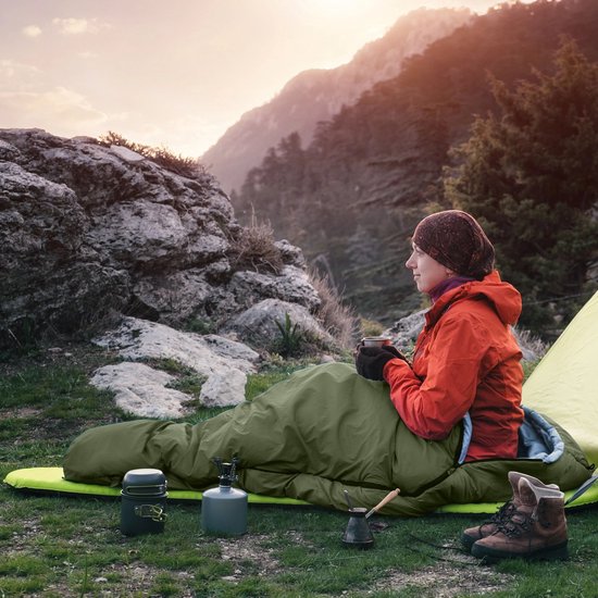 Outtec® Slaapzak - 210x70 cm - Klein Pakformaat - Deken Slaapzak voor Kinderen & Volwassenen - Outdoor, Camping van Outtec — afbeelding 3