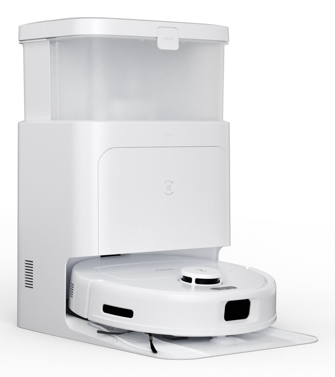 Robotstofzuiger met automatisch leegstation - ECOVACS N30 Pro OMNI - Vermogen 10000Pa - Reiniging met warm water