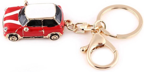 VmG-Store Mini autosleutelhanger Cooper cultauto, van metaal, cadeau voor fans, blauw, S VmG-Store Mini autosleutelhanger Cooper cultauto, van metaal, cadeau voor fans, blauw, S