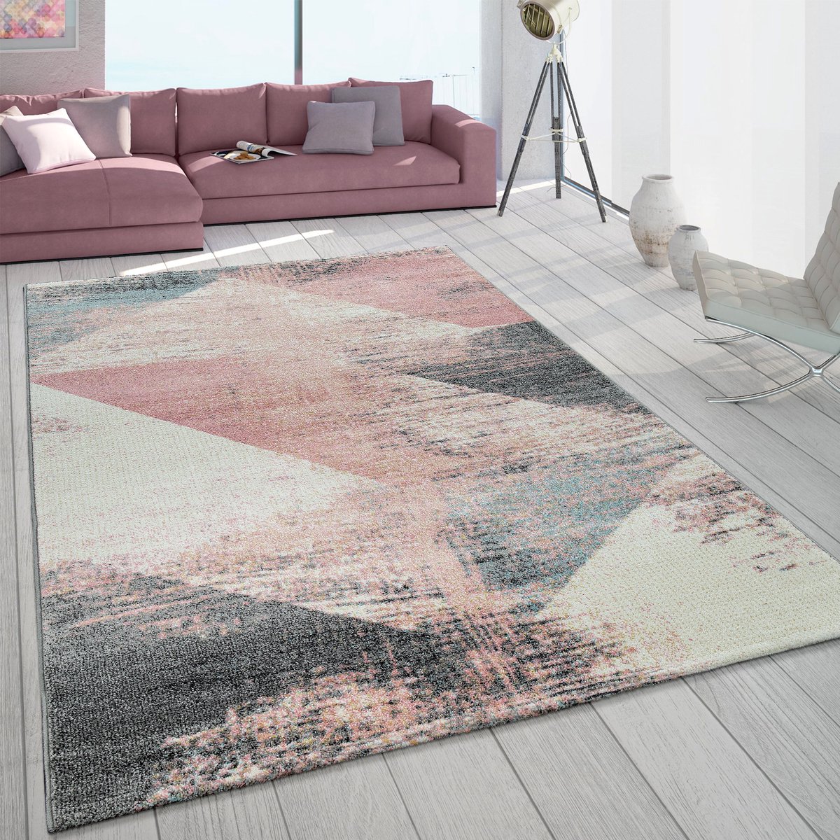 Flycarpets Laagpolig Meriza Vloerkleed - Multi