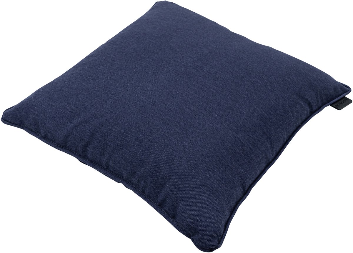 Sierkussen paspel ca.60x60cm Panama indigo
