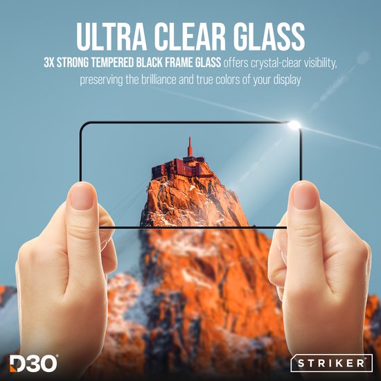 Protecteur d'écran Striker compatible avec Apple iPhone 13 Pro Max Verres | Protection d'écran Striker Xtreme Impact - Compatible avec les coques