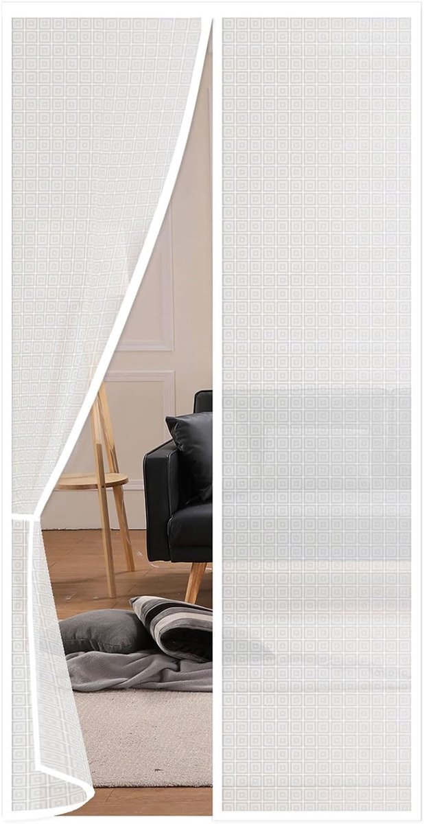 Thermisch Isolerend Deurgordijn met Magnetische Sluiting 90x230 cm - Voor Interieur en Energiebesparing