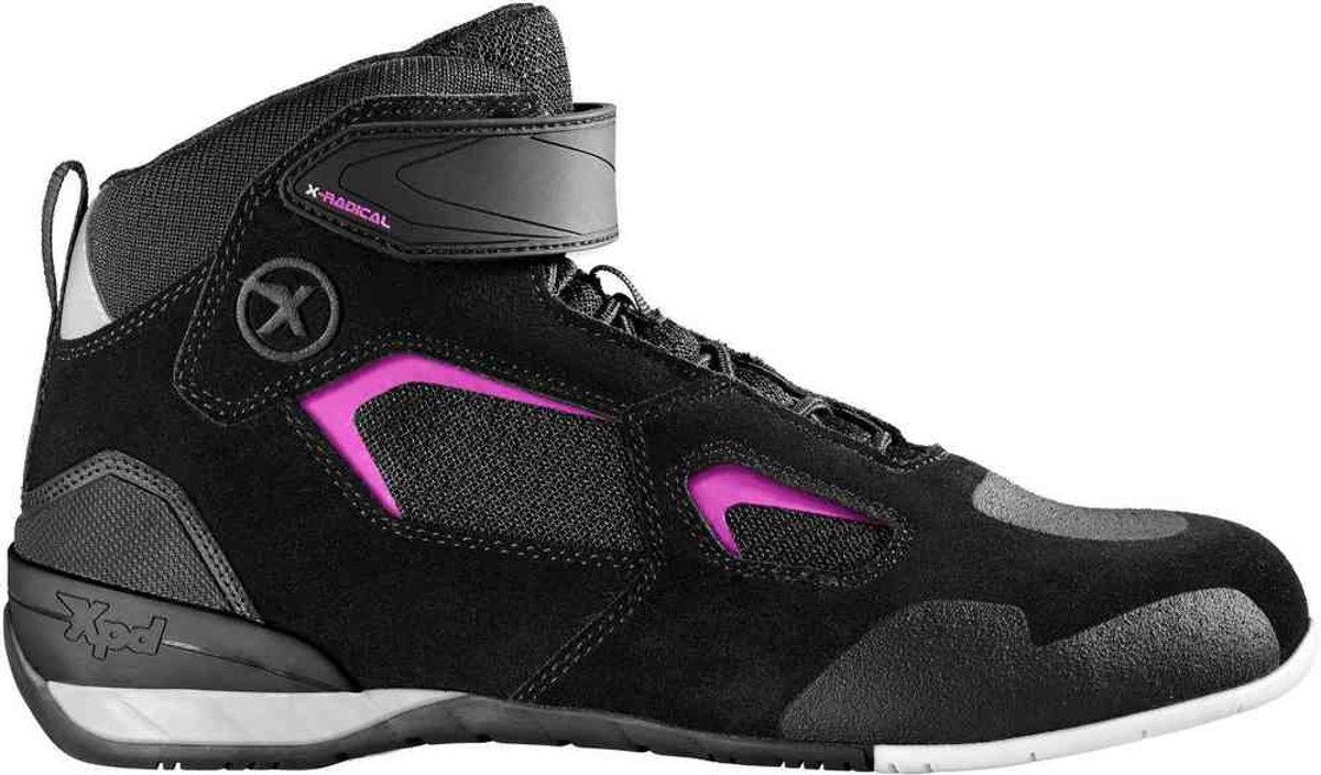 XPD X-Radical Lady Black Fuchsia Motorcycle Boots - Laars