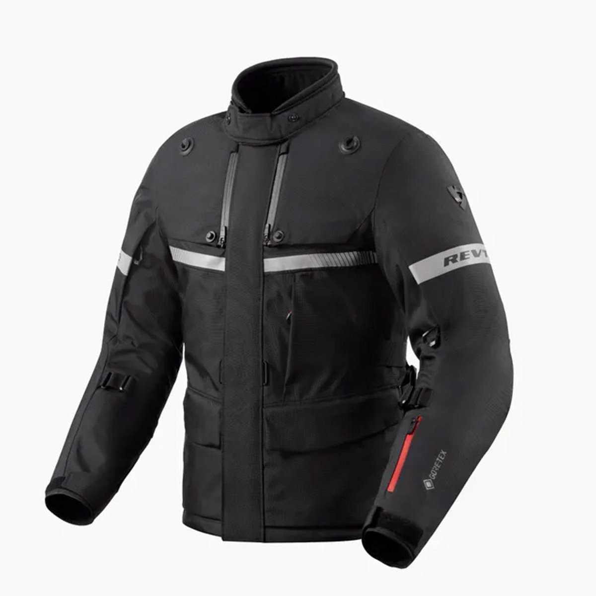 REV'IT! Poseidon 3 GTX Jas Zwart - Maat L - Jas
