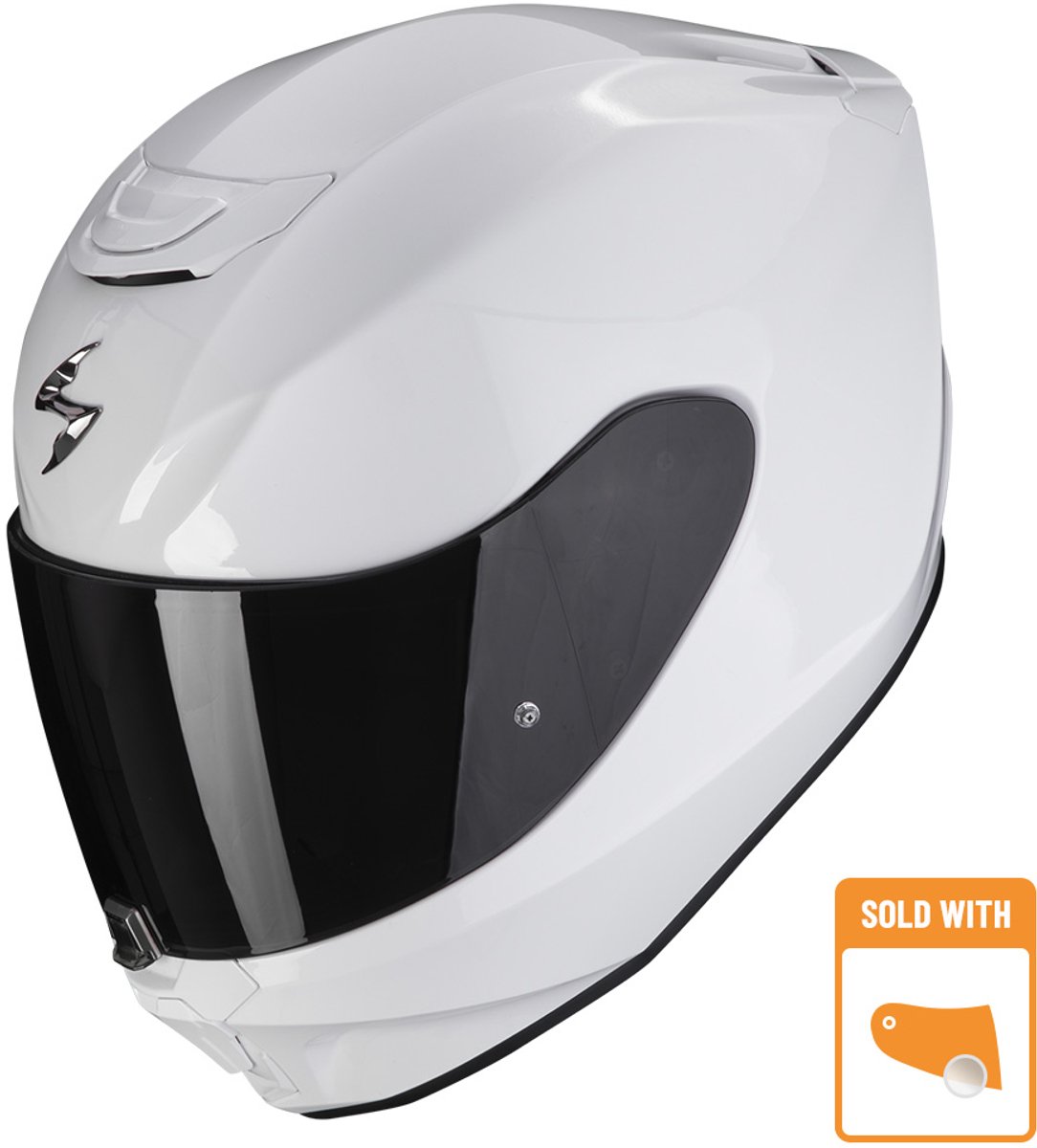 Scorpion Exo-391 Solid Wit Integraalhelm - Maat XXL - Helm