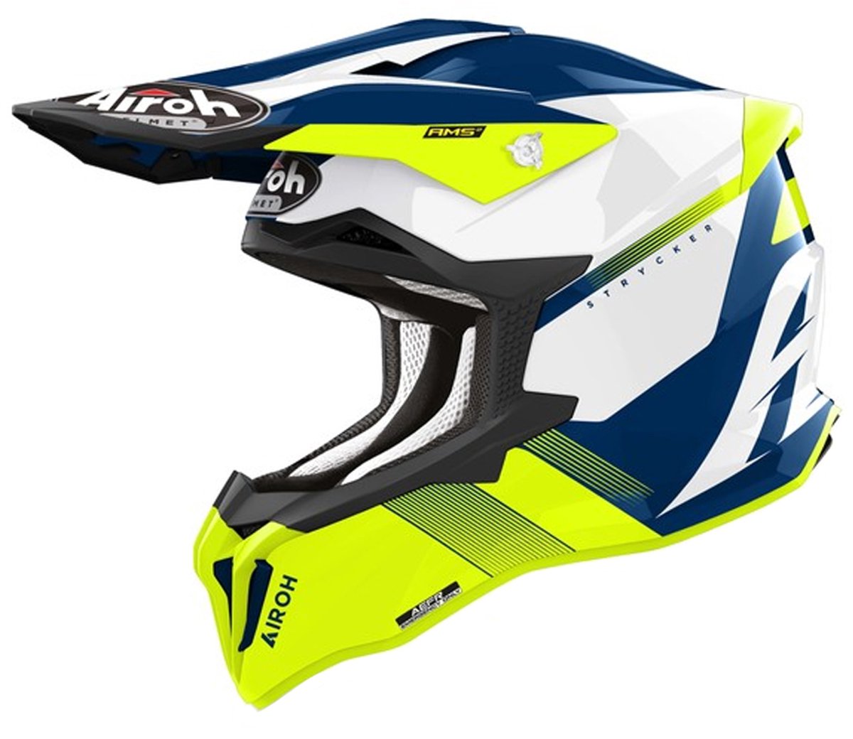 Airoh Strycker Blazer Geel Offroad Helm - Helm
