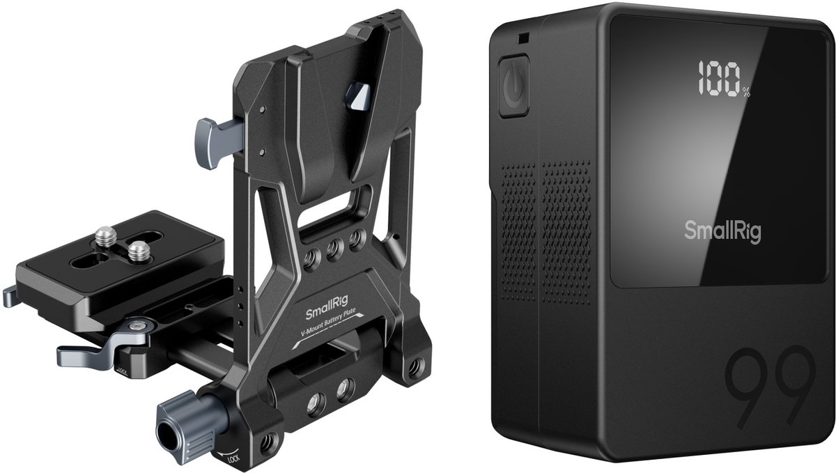 SmallRig 5048 VB99 Mini V Mount Battery Kit (3580B+4064B)
