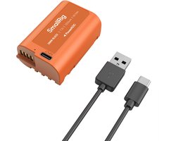SmallRig 4979 DMW-BLK22 USB-C Rechargeable Camera Battery (Oranje)