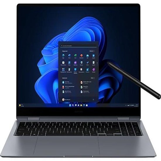 SAMSUNG Galaxy Book4 Pro 360 Grijs - 16 inch - Intel Core Ultra 7 - 16 GB - 512 GB