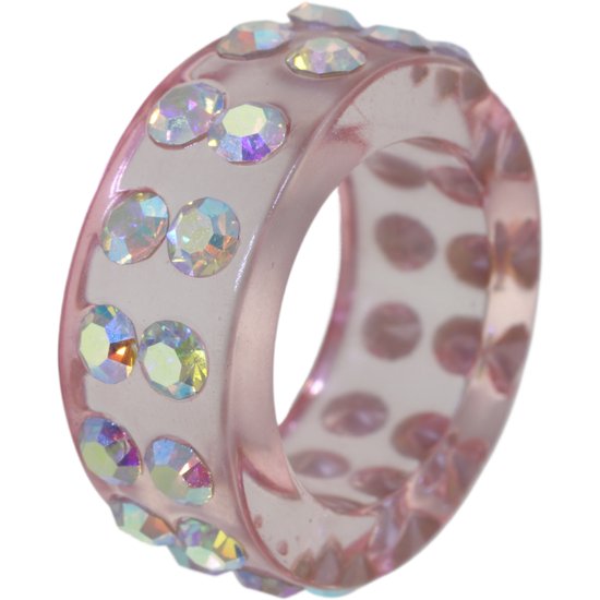 Gesloten Kunststof O Ring Bronskleur - 8mm - 25 stuks | Ringetjes | Lesita Sieraden