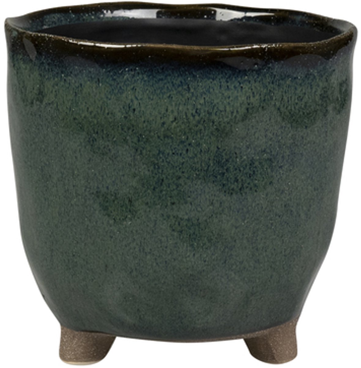 Ter Steege Bloempot Blauw D 19 cm H 18 cm Opening 17 cm
