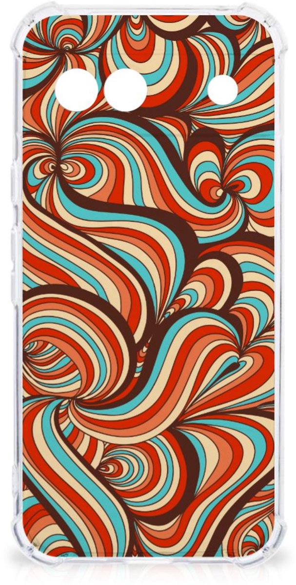 TPU Case Anti-Shock voor Google Pixel 8A Back Cover Retro