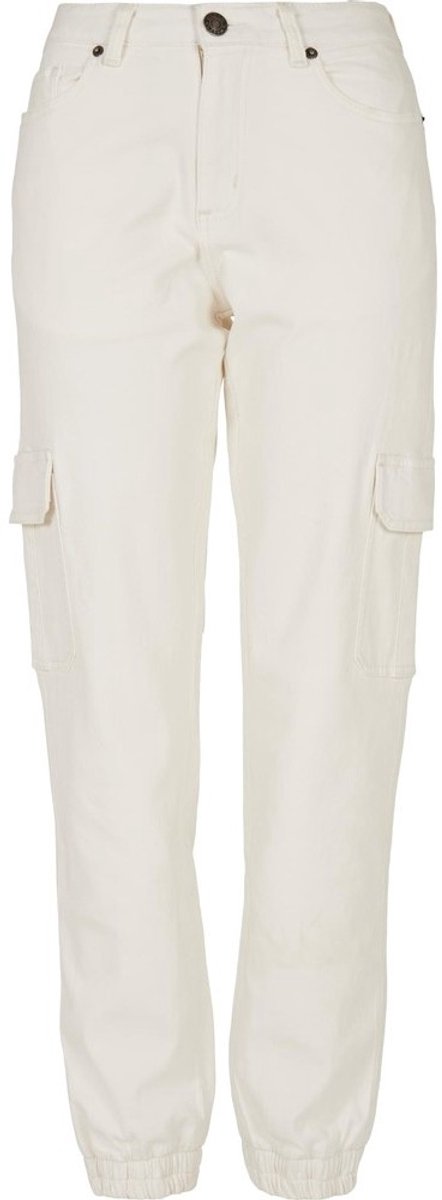 Urban Classics Organic Stretch Cargobroek Taille 32 inch Wit