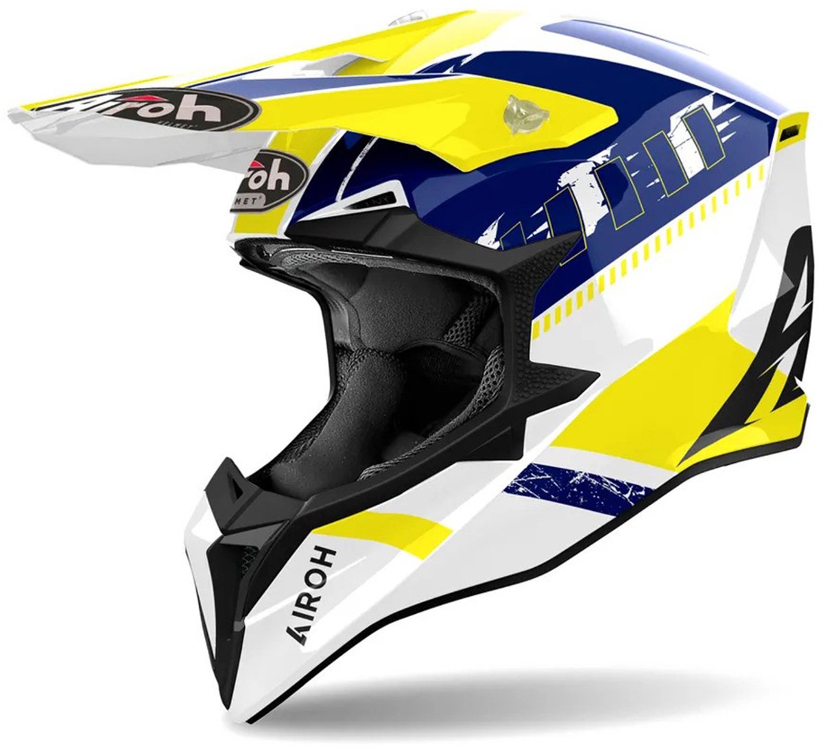 Airoh Wraaap 22.06 Feel Yellow Blue XL - Maat XL - Helm