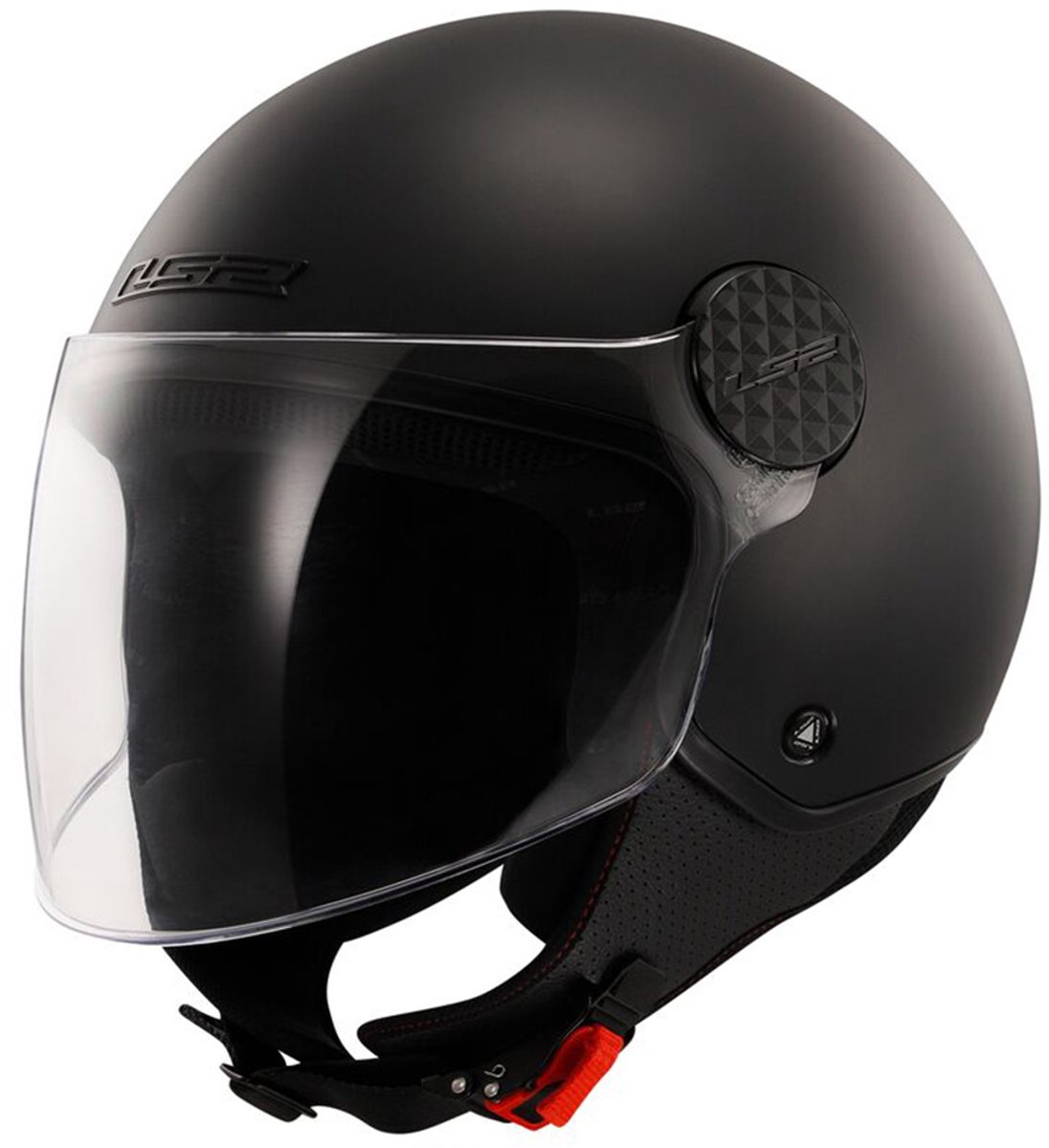 LS2 OF558 Sphere Lux II Solid Mat Zwart Jethelm - Helm