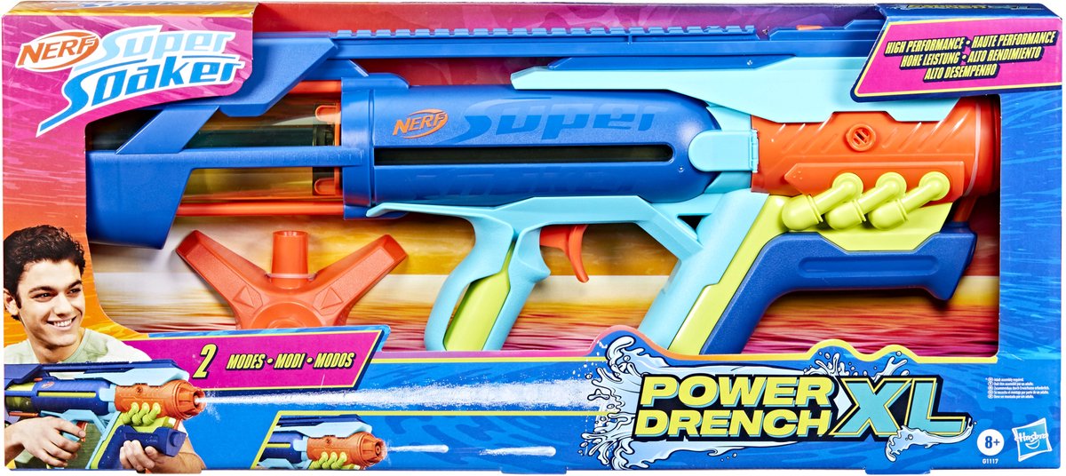 Nerf Super Soaker Power Drench XL-waterblaster, waterspeelgoed — afbeelding 9