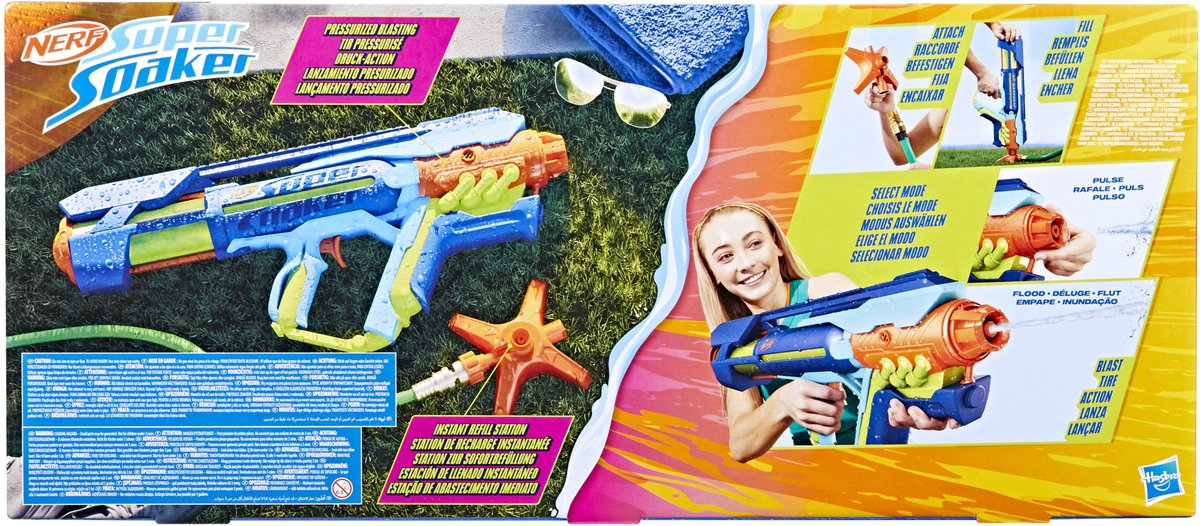 Nerf Super Soaker Power Drench XL-waterblaster, waterspeelgoed — afbeelding 15