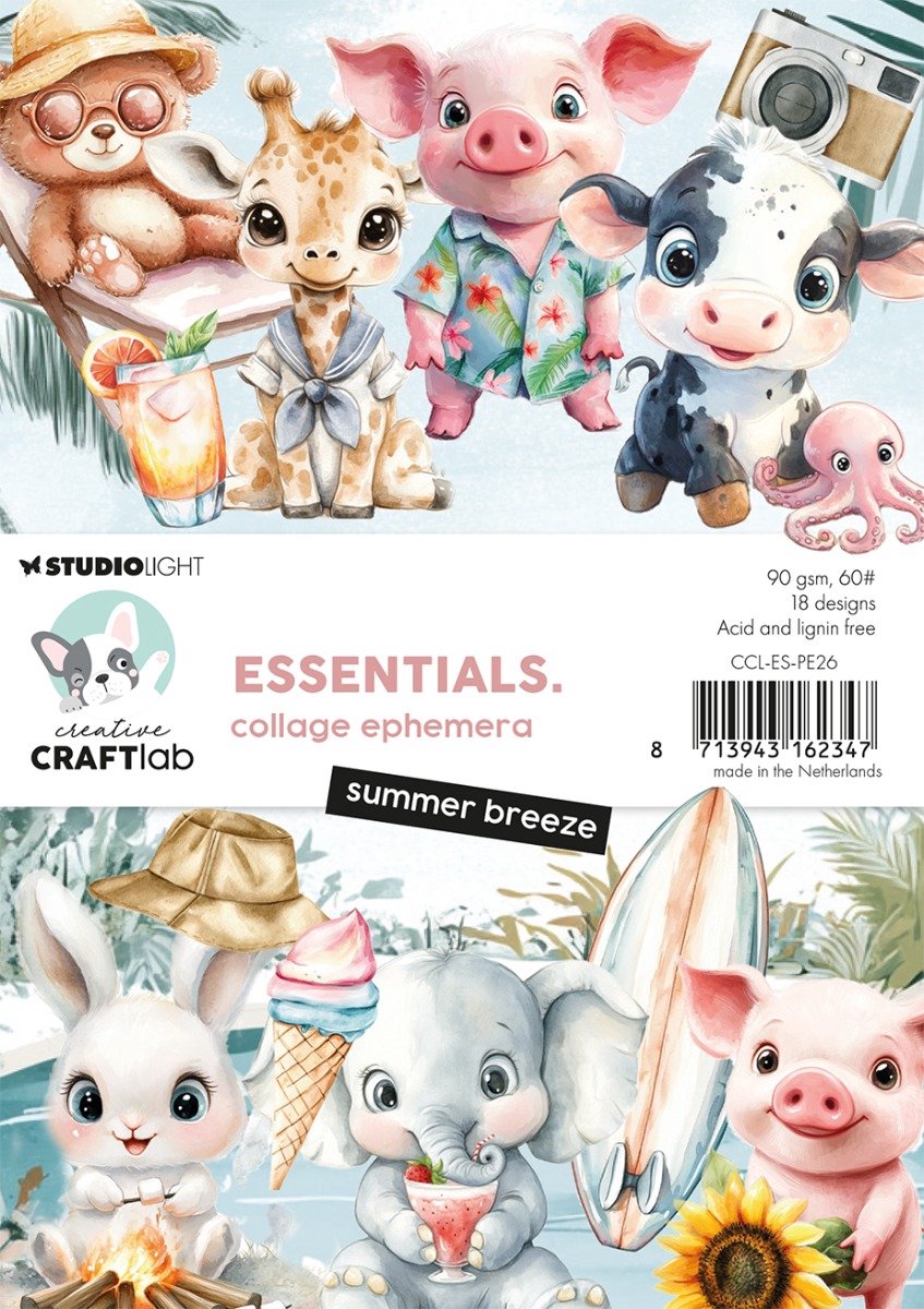 Collage ephemera Summer breeze - Essentials nr. 26