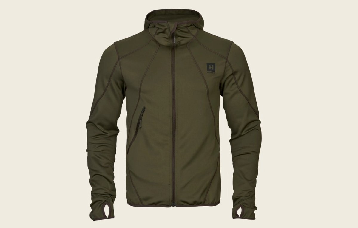 Härkila Deer Stalker full zip fleece hoodie 2XL Cypress