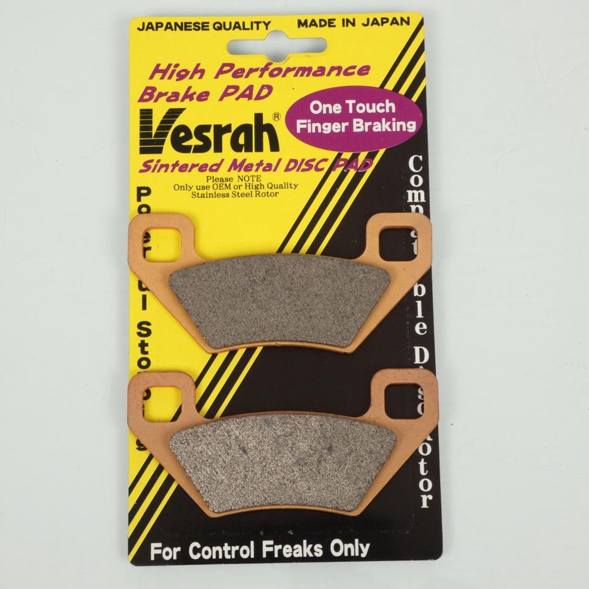 Plaquette de frein Vesrah pour Quad Arctic cat 700 Diesel 2008 à 2010 AVG / AVD / AR Neuf