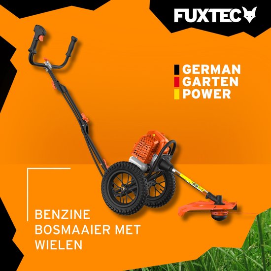 FUXTEC Bosmaaier Benzine - Grastrimmer op wielen - 62cc - 2-takt - FX-FSR162 van FUXTEC — afbeelding 3