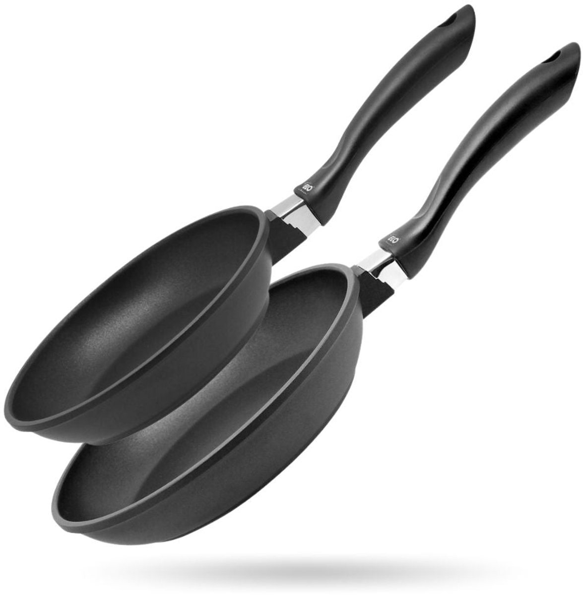 Set van 2 pannen 28 cm en 32 cm zonder PFAS Elo Alucast