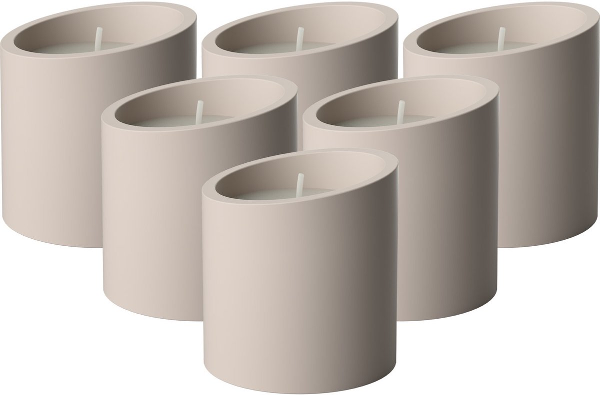 Duftkerzen Energy New Moon Home ø 8,6 x 9,1 cm Set van 6