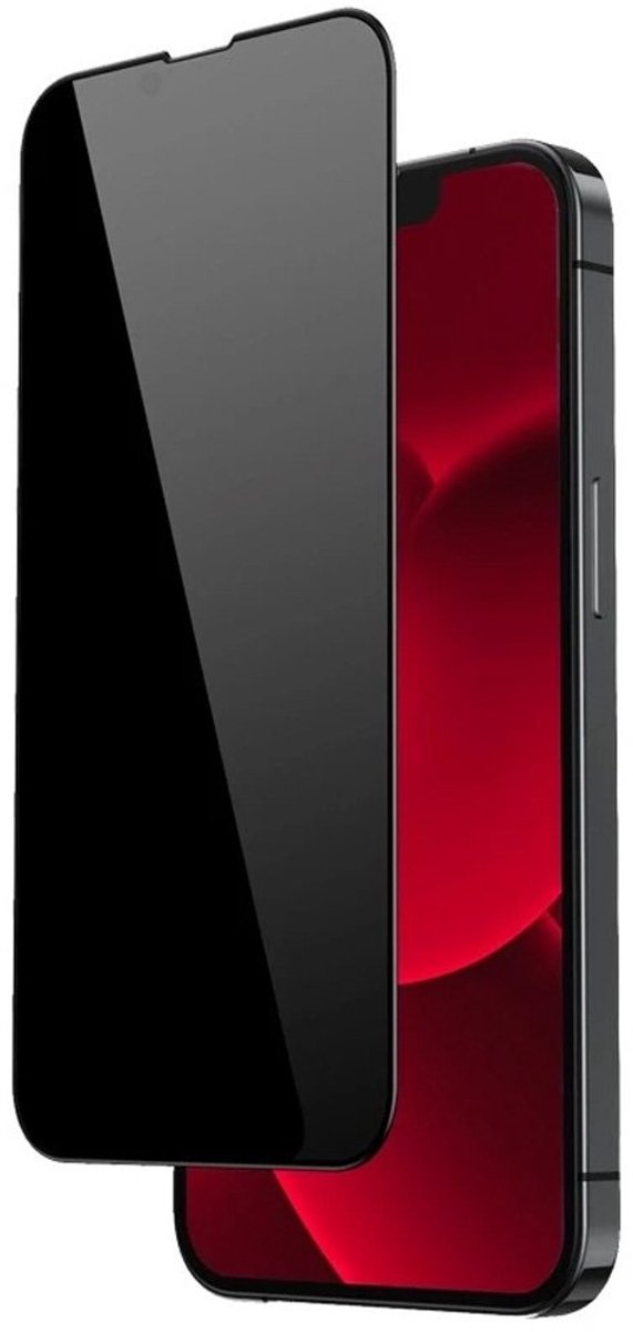 Mobiq - Privacy Screenprotector Glas geschikt voor iPhone 16e (2025) - transparant