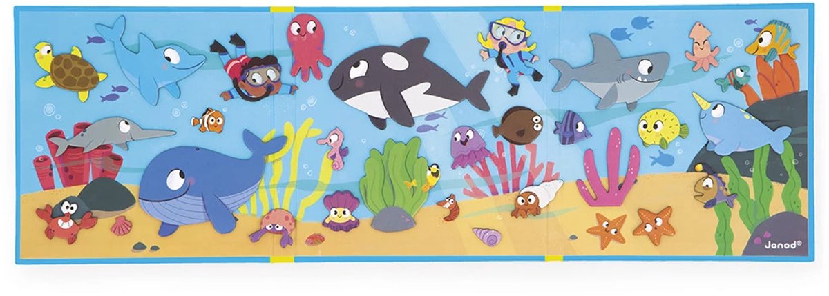 Janod - Magneti Stories - De zeebodem – Educatieve magneetset — afbeelding 7