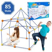 Kit de construction de Fort de 85 pièces - Jouets sensoriels - Jouets Éducatif - Jouets Montessori - Jouets de construction - Jouets pour enfants - Jouets STEM - Ensemble de construction - Jouets Garçons et Filles - Jouets 3 ans - Jouets 4 ans