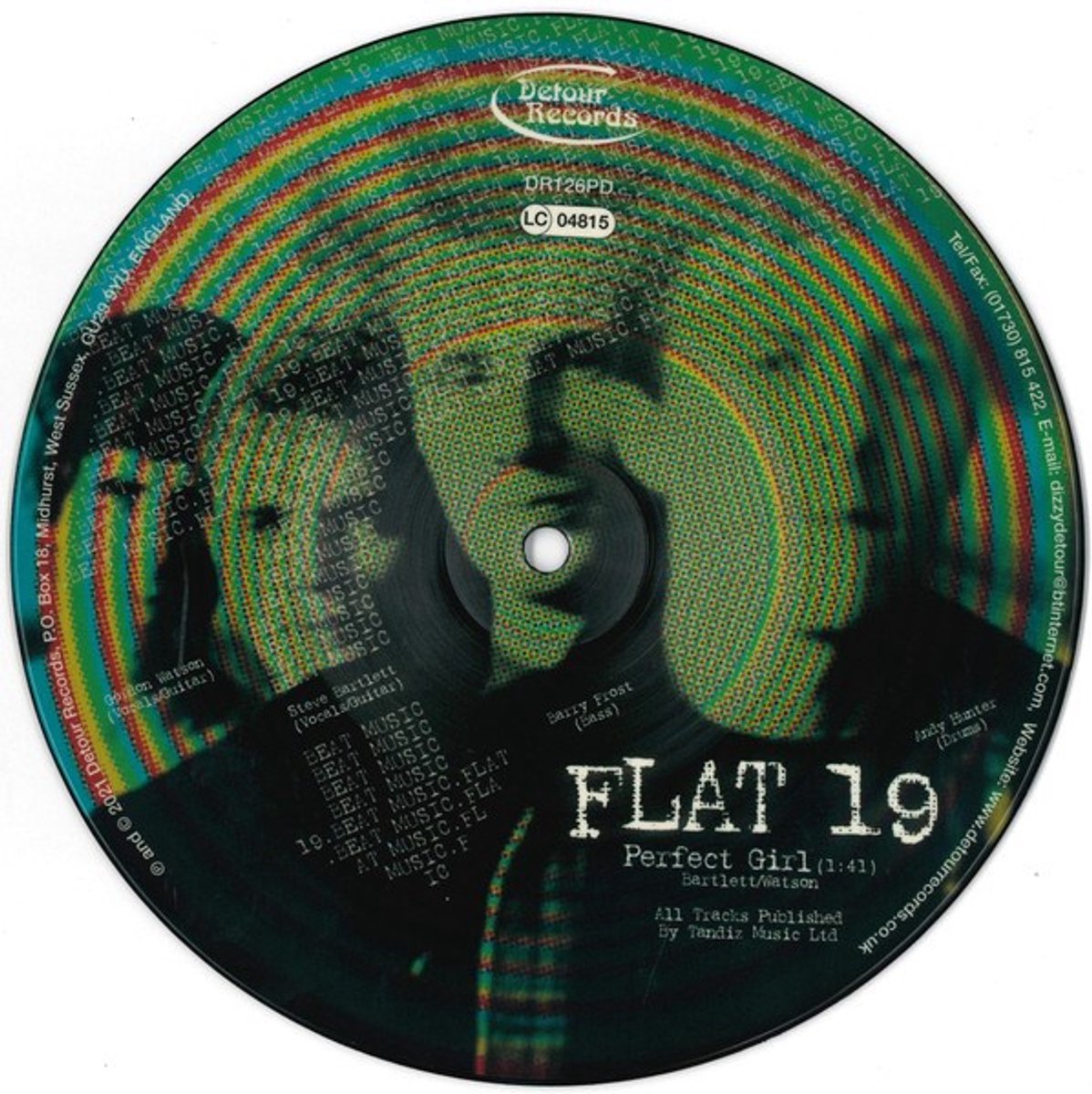 Flat 19 - Perfect Girl (7" Single) (Limited Edition) (Picture Disc)