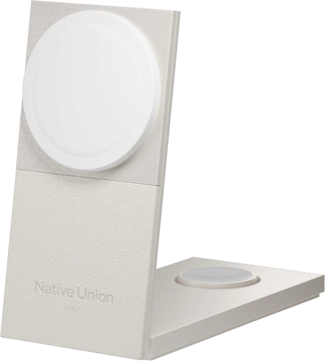 Native Union RISE 3-IN-1 Qi2 WIRELESS Oplader SANDSTONE