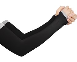 Manchons de compression U Fit One 2 pièces - Protection solaire UV - Manchettes - Zwart