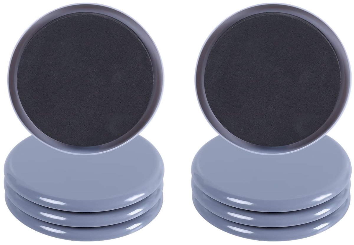 My Ninki ® Handige Herbruikbare Meubelglijders voor Eenvoudig Verplaatsen van Zware Meubels op Tapijt, Set van 8