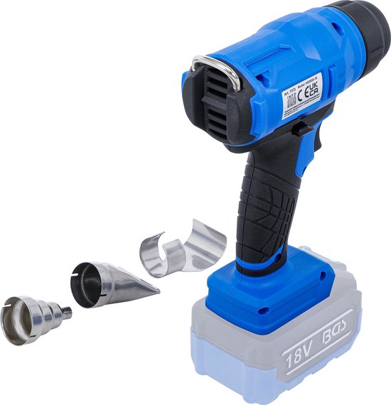 Pistolet à air chaud sans fil BGS - 18 V - sans batterie