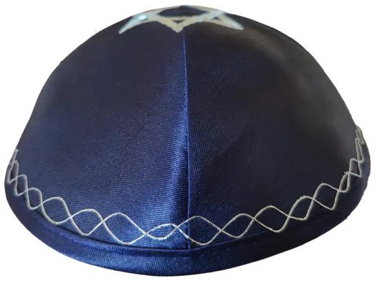 Livano Joodse Hoed - Keppeltje - Joods - Kippah - Jodendom - Marineblauw