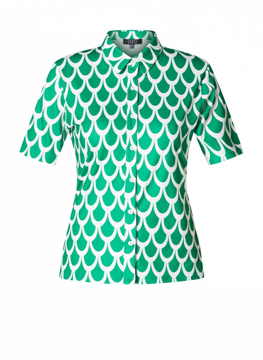 ES&SY Neda Blouses - Tropic Green/Multi-C - maat 38