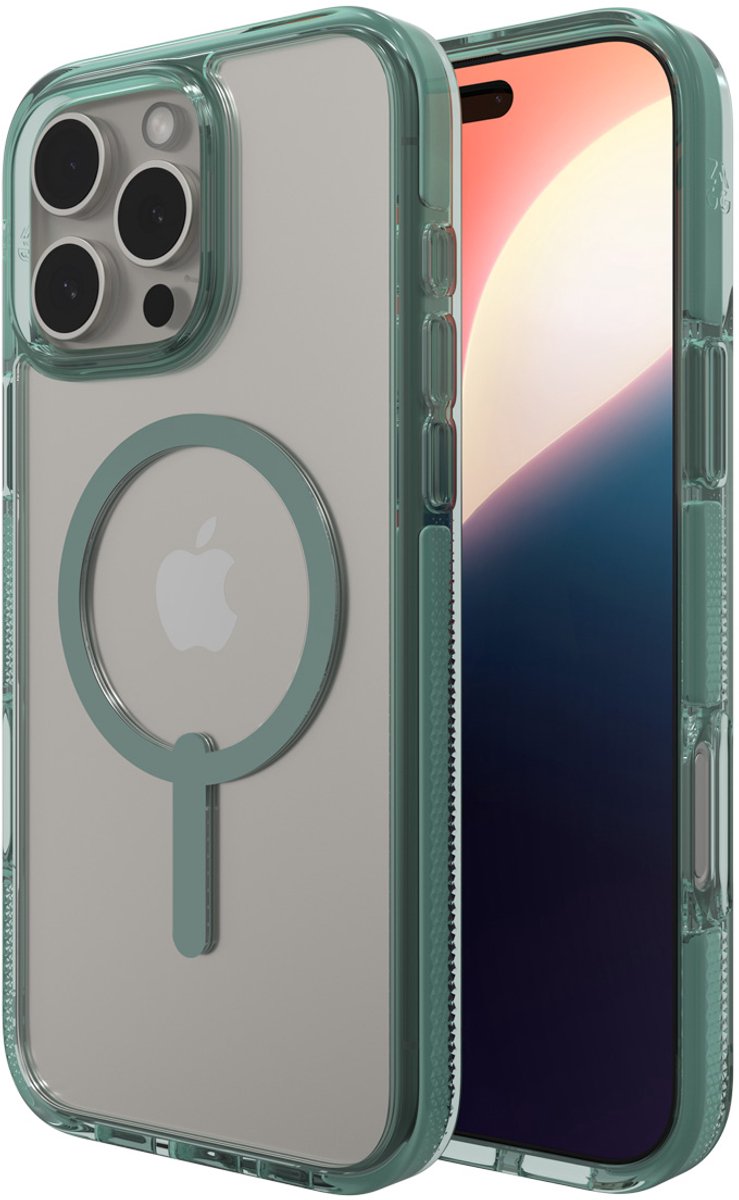ZAGG - Santa Cruz Snap Mag geschikt voor iPhone 16 Pro Max Hoesje - groen
