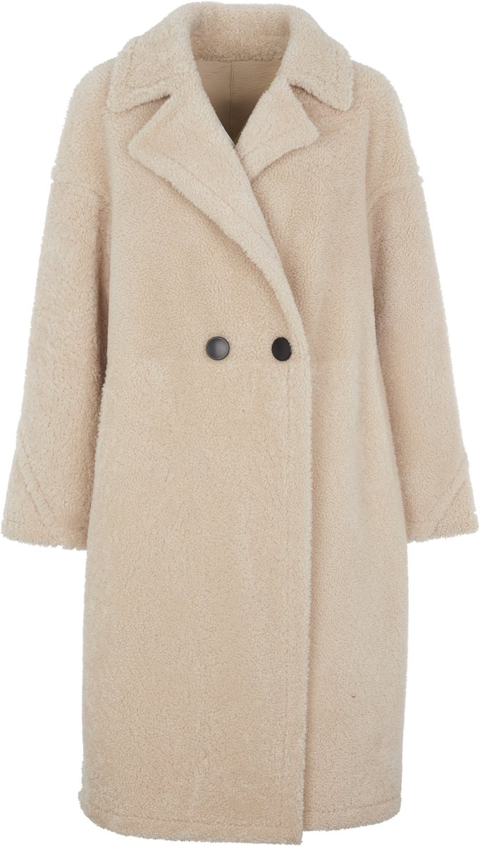 Natures Collection Savannah Jas Shearling schapenvacht Groen