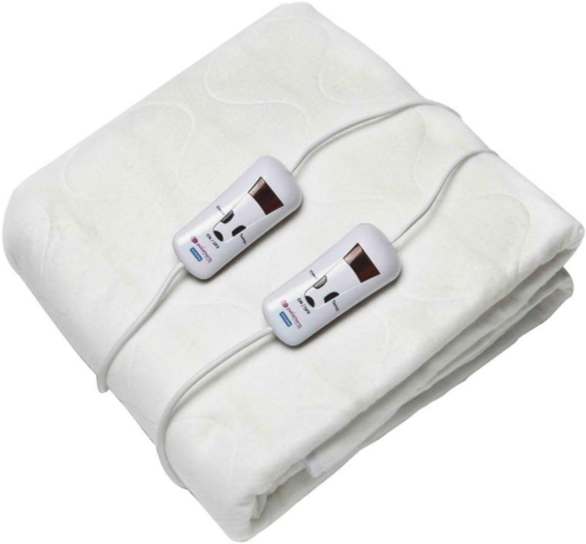 Dubbele Elektrische Bedverwarmer 150x160 cm | 4 Temperatuurniveaus | Veilig en Comfortabel | 100% Polyester