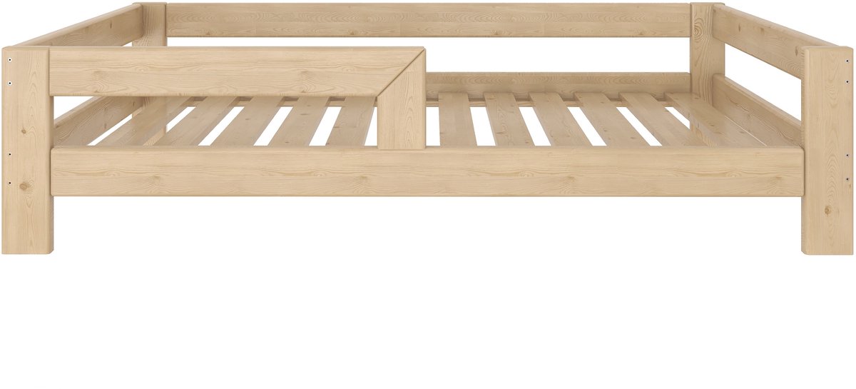 Need Sleep - Peuterbed met Valbeveiliging - Montessori Kinderbed Hout - Inclusief Lattenbodem -90x200 cm