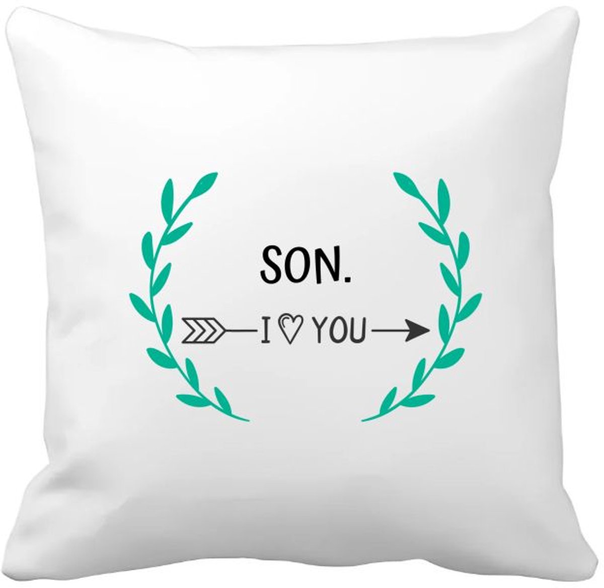 Akyol son i love you Kussen hoes - Zoon - de liefste zoon - verjaardag - cadeautje voor zoon - zoon artikelen - kado - geschenk - 40 bij 40 cm Multicolor