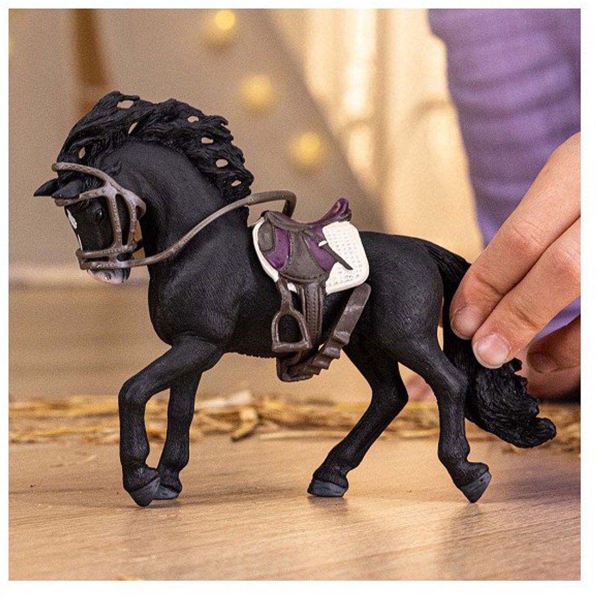 Schleich Horse Club - Pura raza española-hengst met accessoires speelfiguur thumbnail 2
