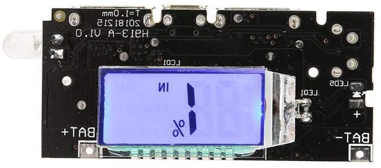 Aanpassing Van De Titel: 5V 1A 2.1A Power Bank 18650 Li Batterijlader Diy Module Lcd Scherm Mobiele Power Batterij Oplaadkaart Module Met Dual Usb