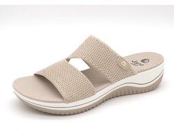 Jana Dames Slipper - 27270-499 Beige - Wijdte H - Maat 37